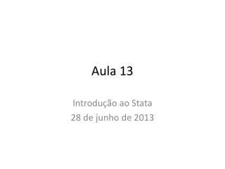 aula 13