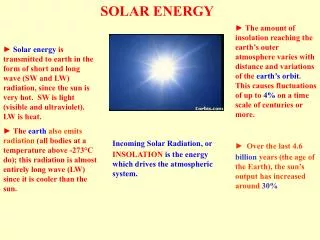 SOLAR ENERGY