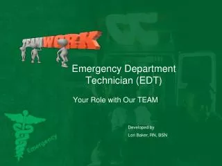 Emergency Department Technician (EDT)