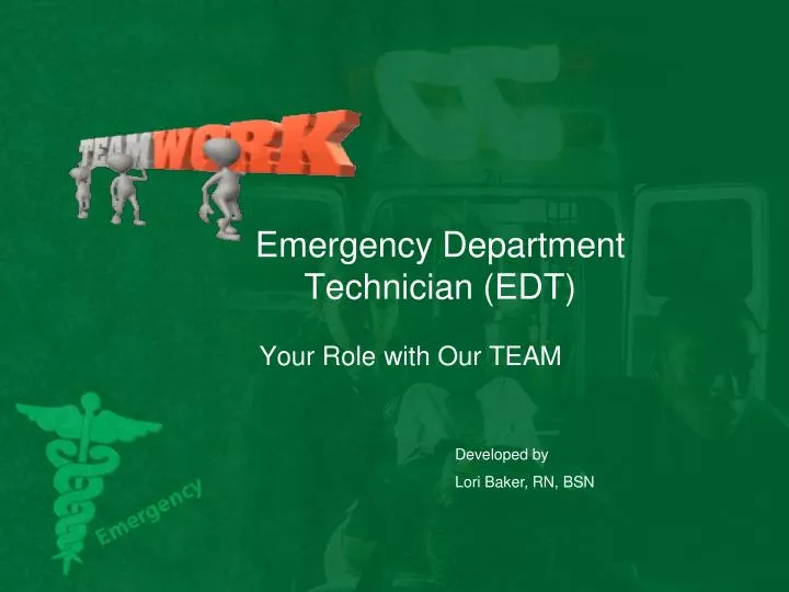 emergency department technician edt
