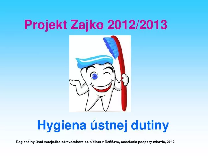 projekt zajko 2012 2013