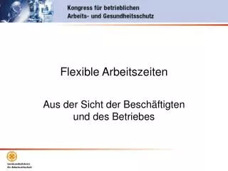 flexible arbeitszeiten