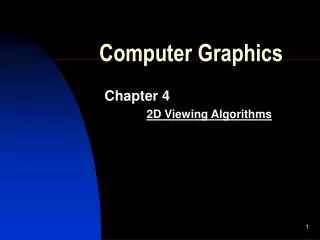 Computer Graphics