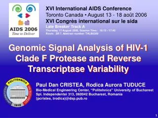 Genomic Signal Analysis of HIV-1 Clade F Protease and Reverse Transcriptase Variability