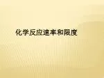 化学反应速率和限度 - slide 1