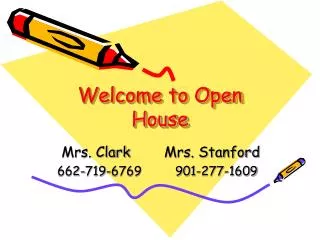 Welcome to Open House