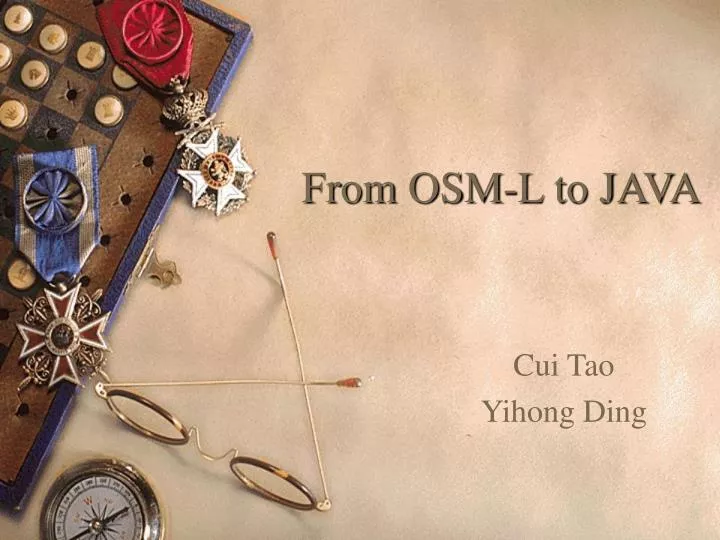 from osm l to java