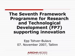Seventh Research Framework Programme (FP7)