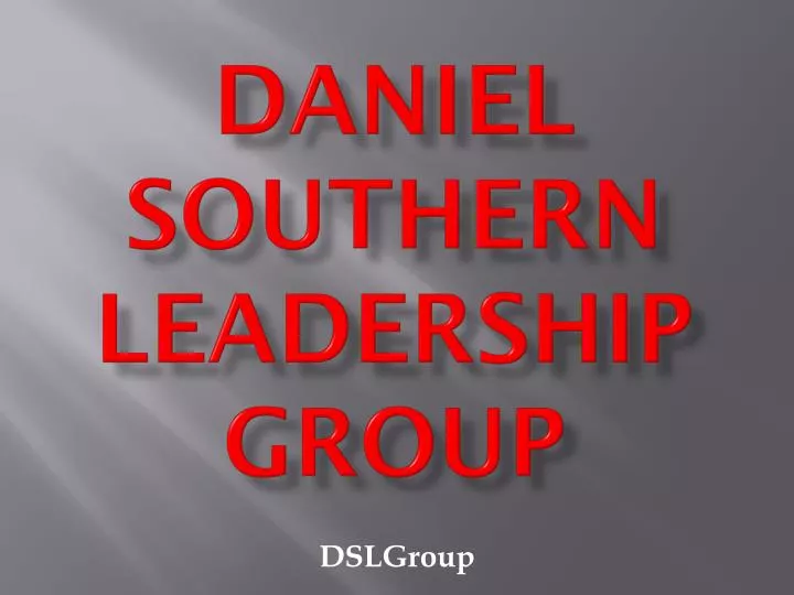 daniel southern leadership group