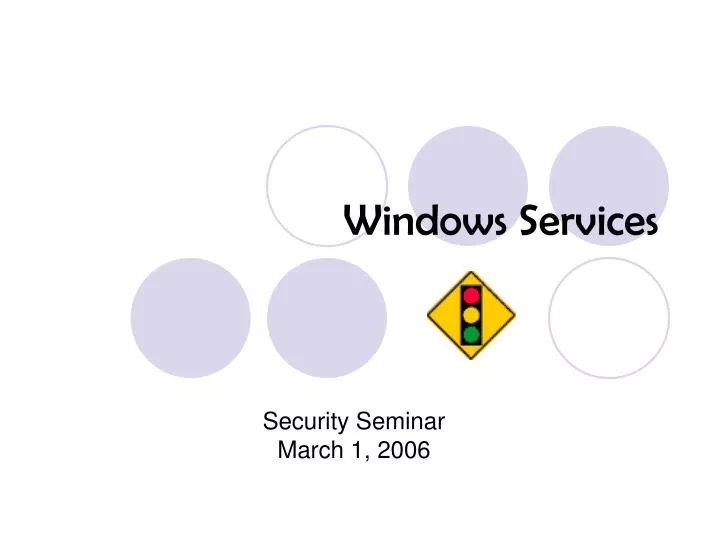 windows services