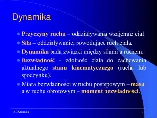 dynamika