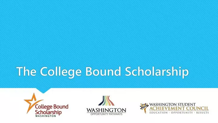 the college bound scholarship