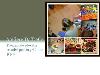 ateliere da dece
