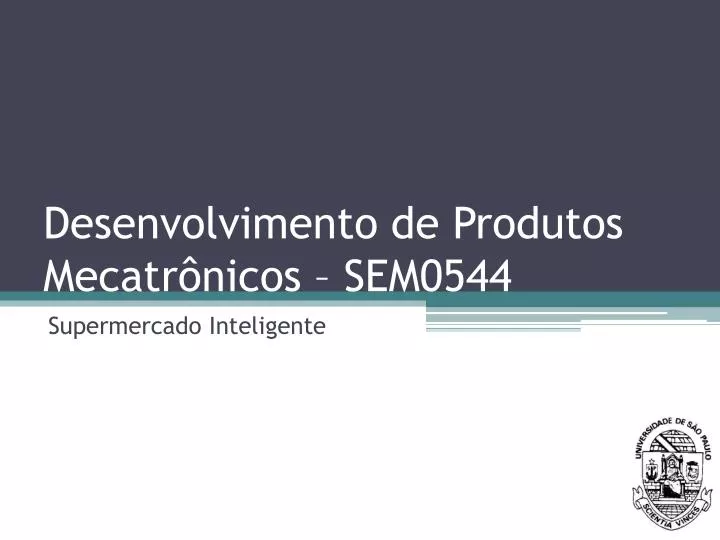 desenvolvimento de produtos mecatr nicos sem0544