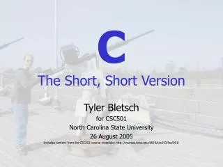 C The Short, Short Version