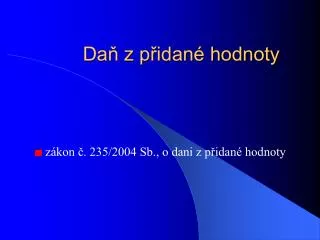 da z p idan hodnoty