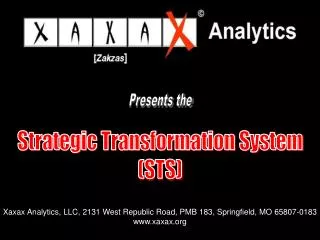 Strategic Transformation System (STS)