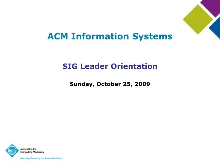 acm information systems