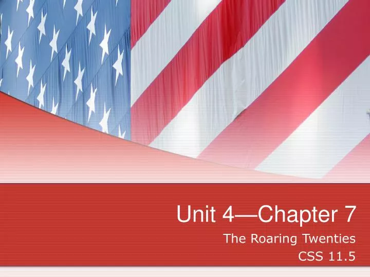 unit 4 chapter 7