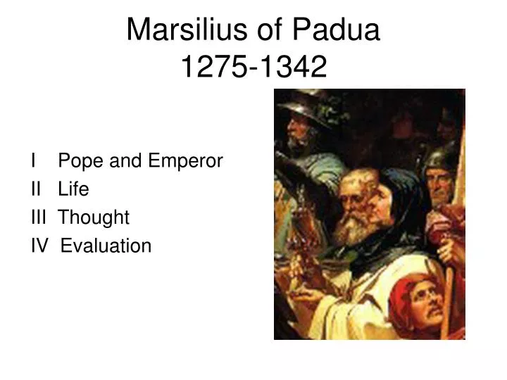 marsilius of padua 1275 1342