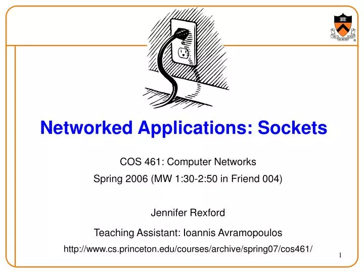 networked applications sockets