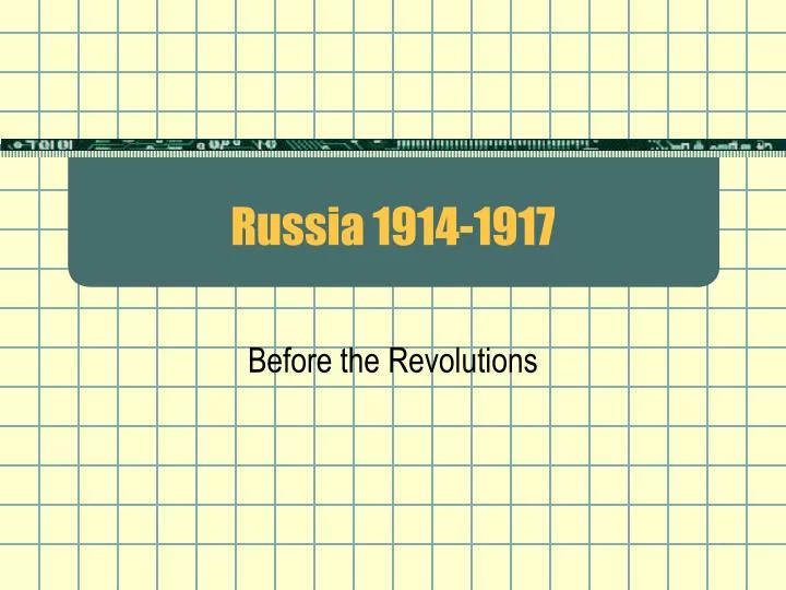russia 1914 1917