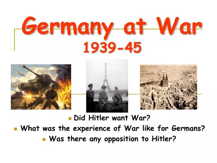 germany at war 1939 45