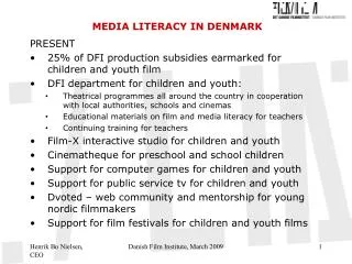 MEDIA LITERACY IN DENMARK
