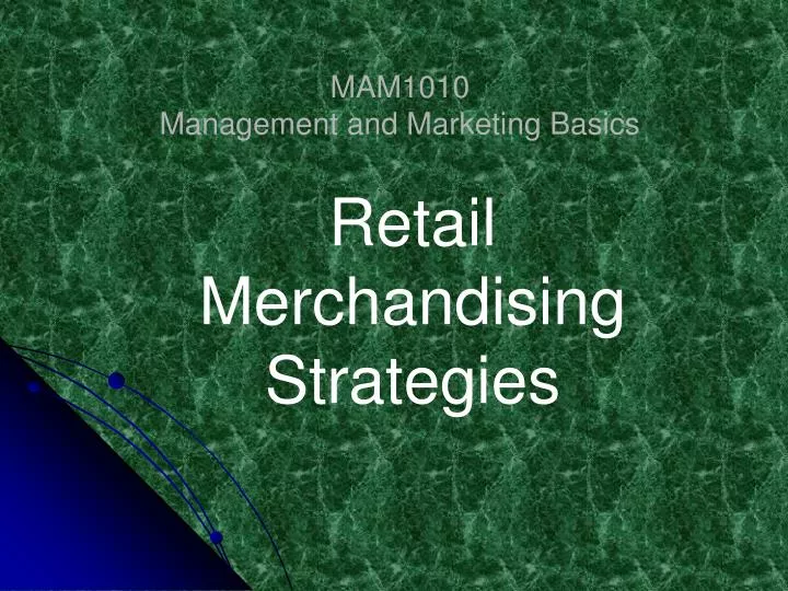 mam1010 management and marketing basics
