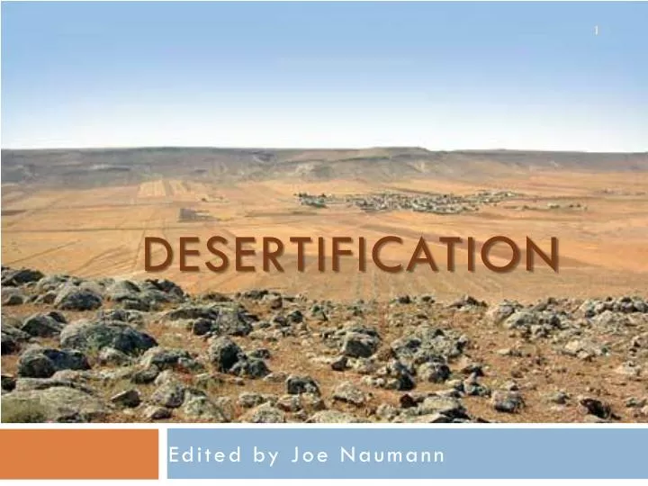 desertification