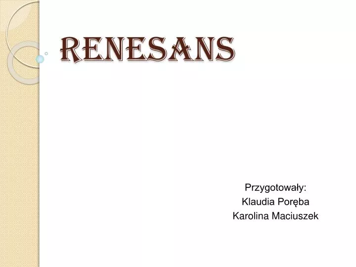 renesans