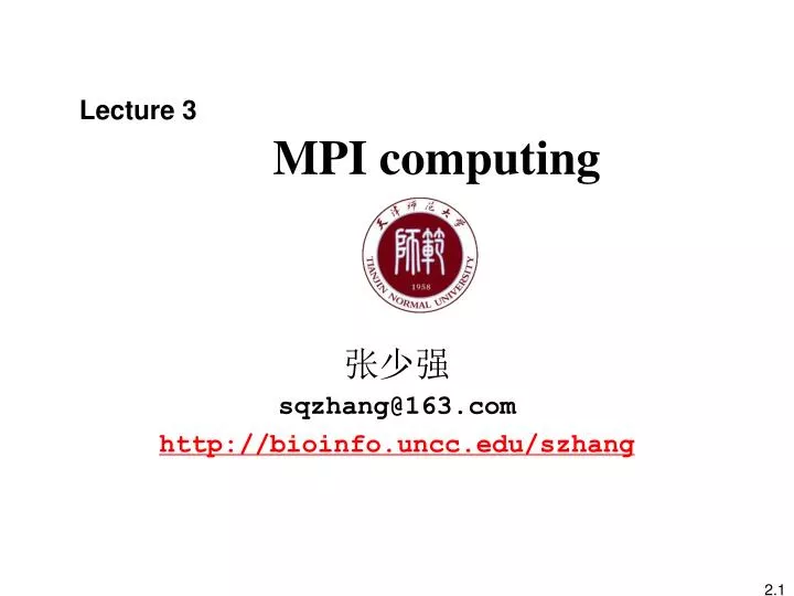 mpi computing