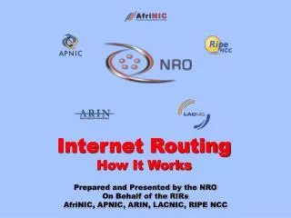 Internet Routing How It Works