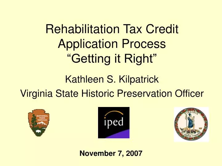 rehabilitation tax credit application process getting it right
