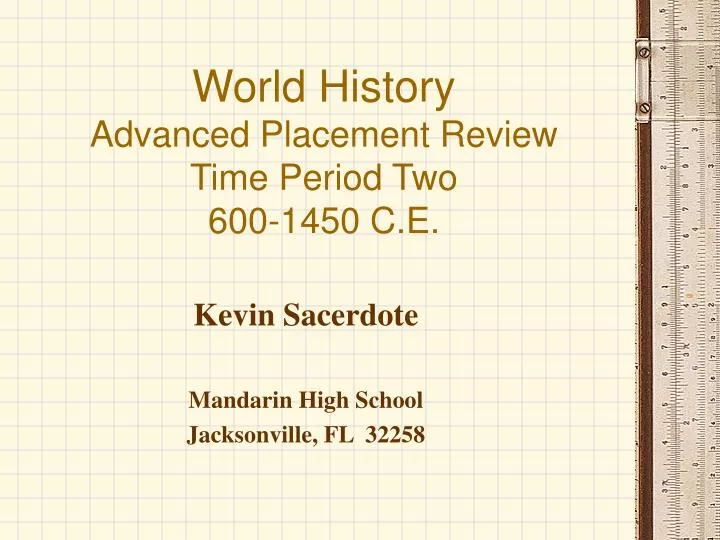 world history advanced placement review time period two 600 1450 c e