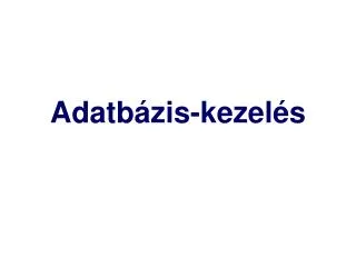 adatb zis kezel s