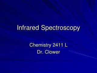 Infrared Spectroscopy