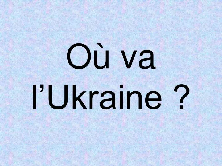 o va l ukraine