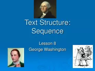 Text Structure: Sequence
