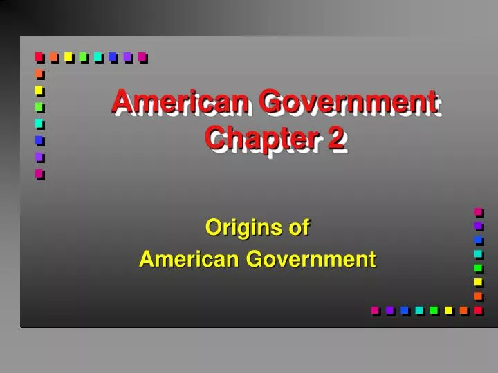 american government chapter 2