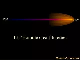 histoire de l internet