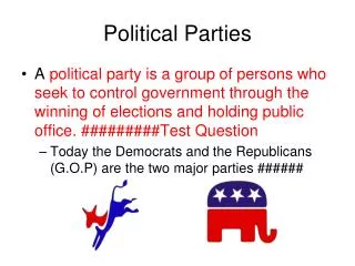 Political Parties