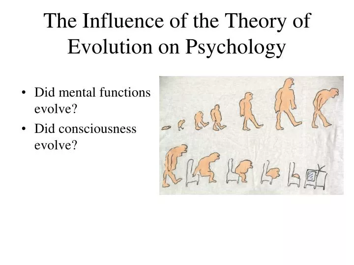 the influence of the theory of evolution on psychology