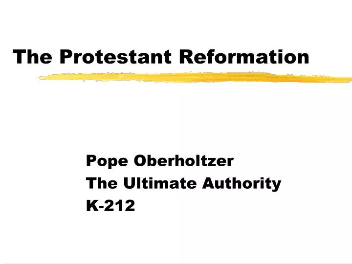 the protestant reformation