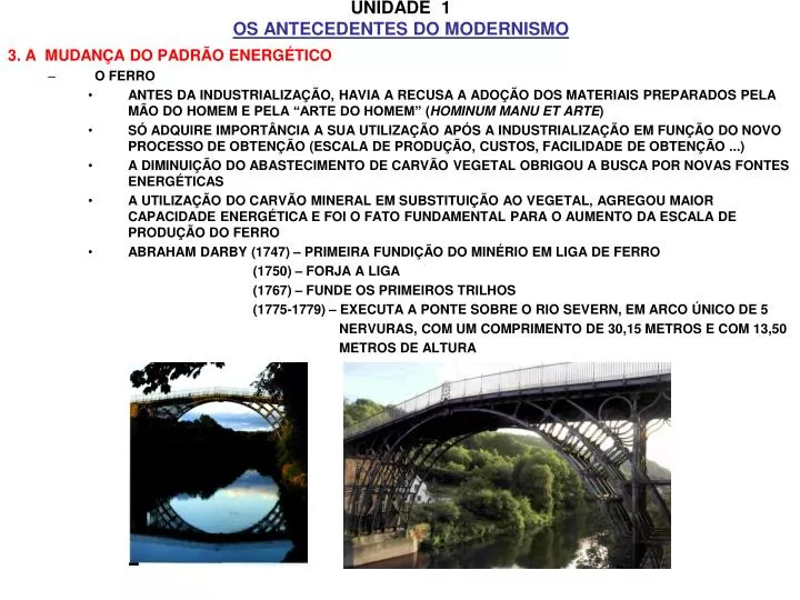 unidade 1 os antecedentes do modernismo