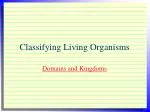 Classifying Living Organisms - slide 1