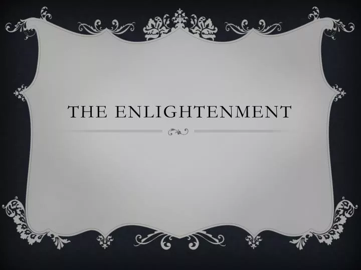 the enlightenment