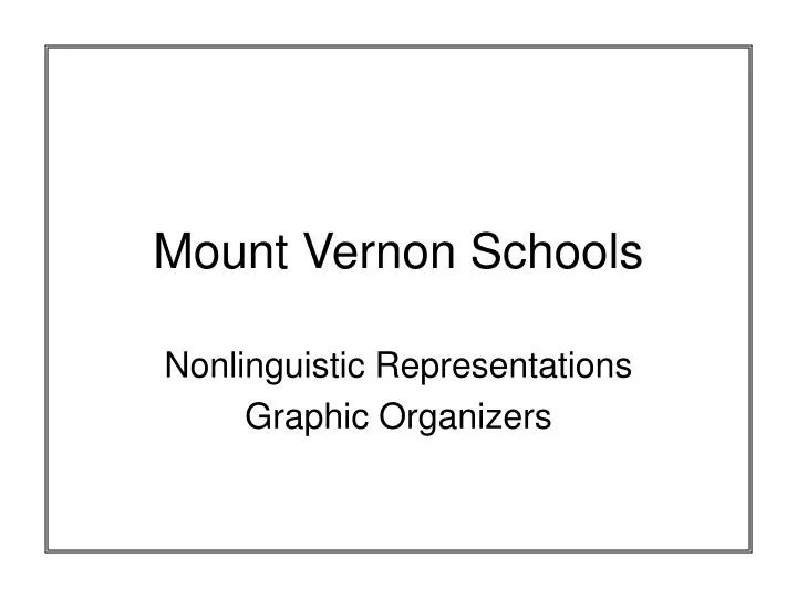 mount vernon schools