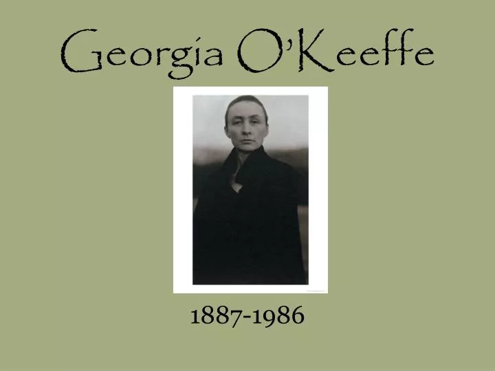 georgia o keeffe