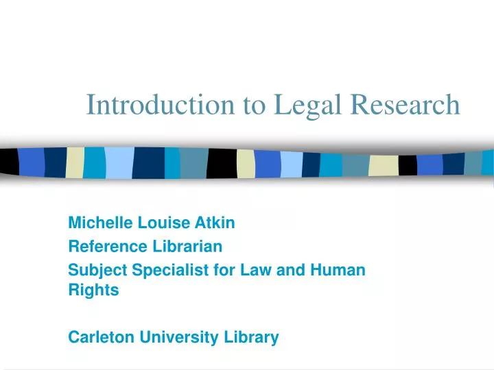introduction to legal research